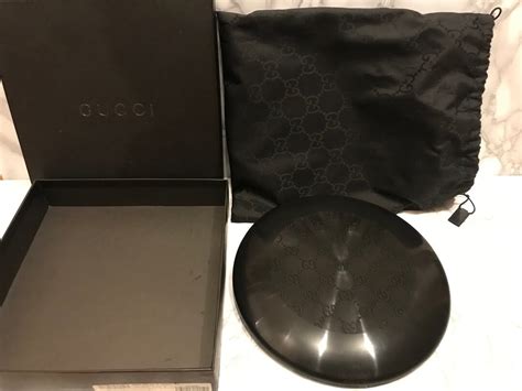 Gucci Frisbee, Tom Ford, Black Plastic Iconic Logo 